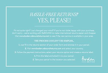 boden free delivery and returns.